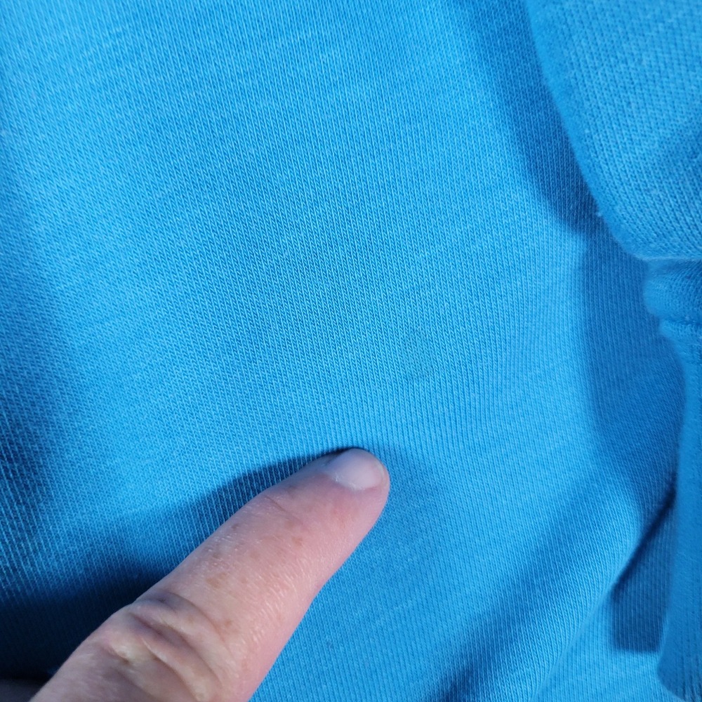 Amazon Essentials Zip Hoodie Mens 6XLT Blue French Terry Big Tall Long Sleeve - Picture 13 of 16